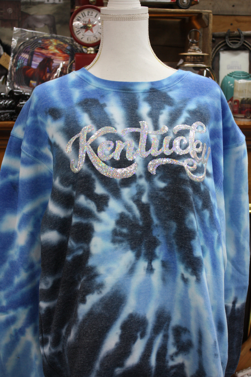 KENTUCKY INSPIRED T-SHIRTS AND GIFTS Tye Dye KY Sequin