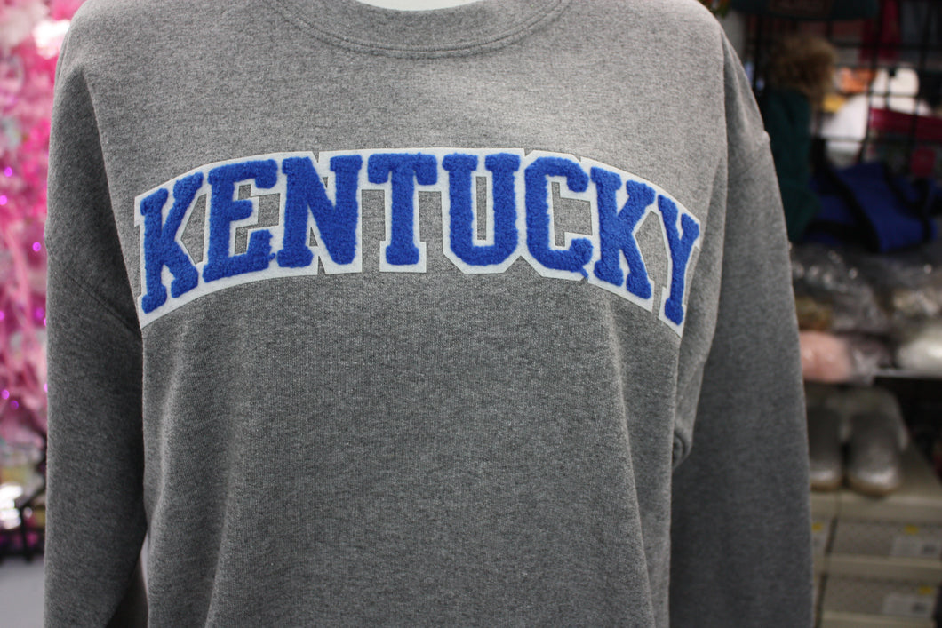KENTUCKY INSPIRED T-SHIRTS AND GIFTS KY Chenille Blue