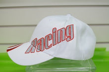 Load image into Gallery viewer, HATS/ MONOGRAM CAPS RACING Hat Red and White Checkered Flag
