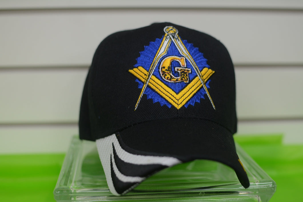 HATS/ MONOGRAM CAPS Masonic Hat Black/Blue