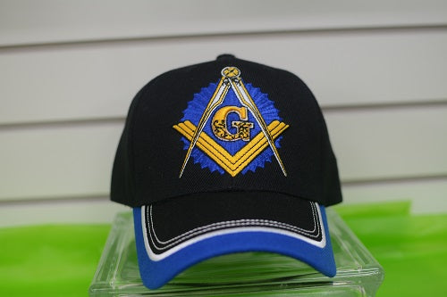 HATS/ MONOGRAM CAPS Black Masons Hat