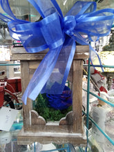 Load image into Gallery viewer, Bereavement Gifts and Quilts Rustic Wood/ forever rose lantern
