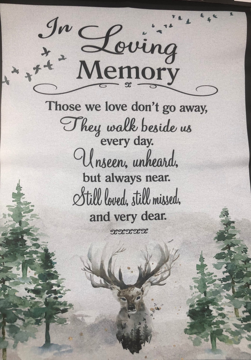 Bereavement Gifts and Quilts in loving memory walk beside us every day