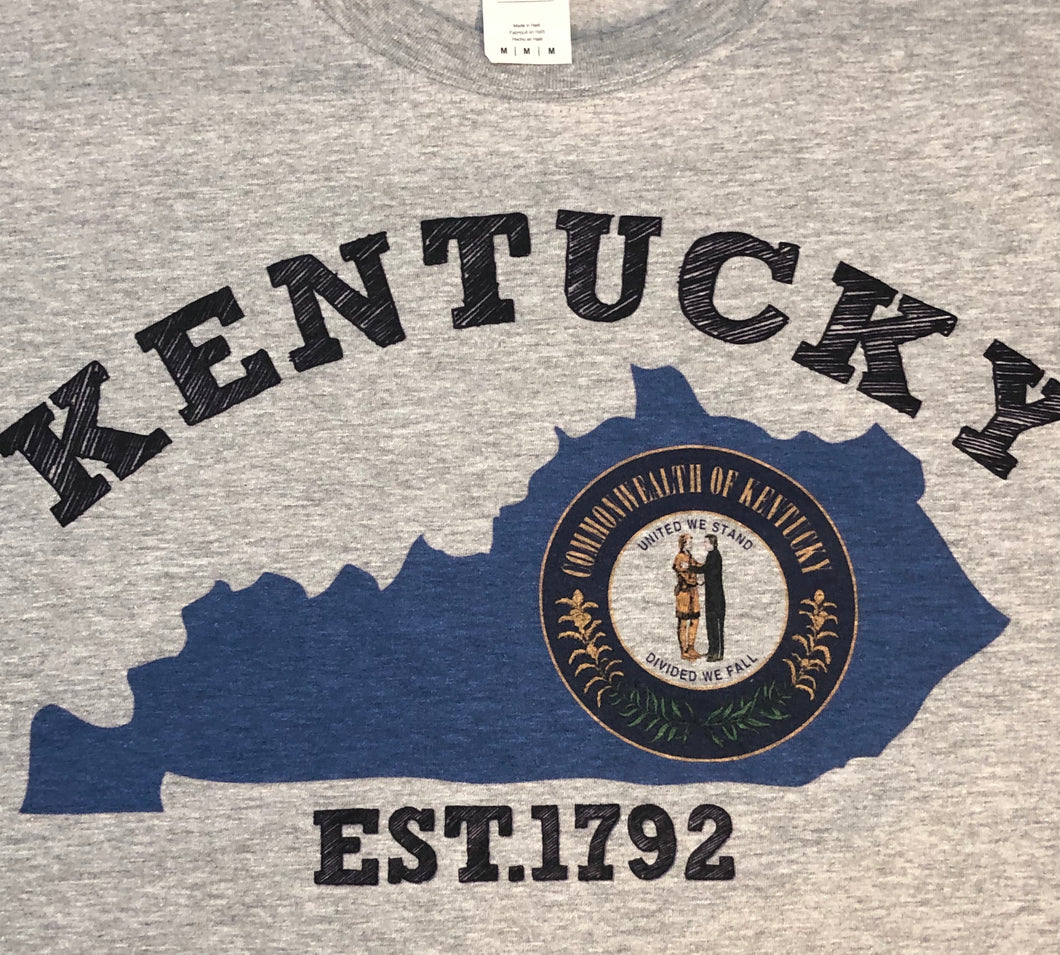KENTUCKY INSPIRED T-SHIRTS AND GIFTS KY State Est. 1792 Tshirt
