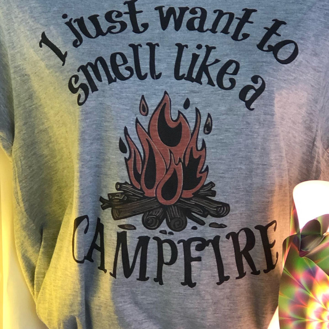 Camping/RV/Outdoors Campfire Smell Tee Shirt