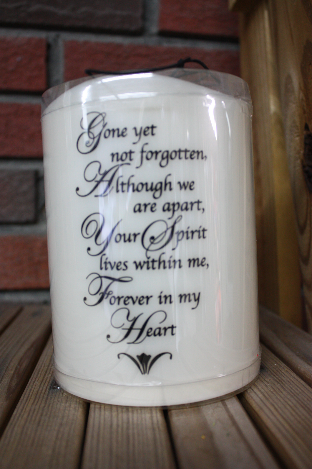 Bereavement Gifts and Quilts REMEMBERENCE CANDLE