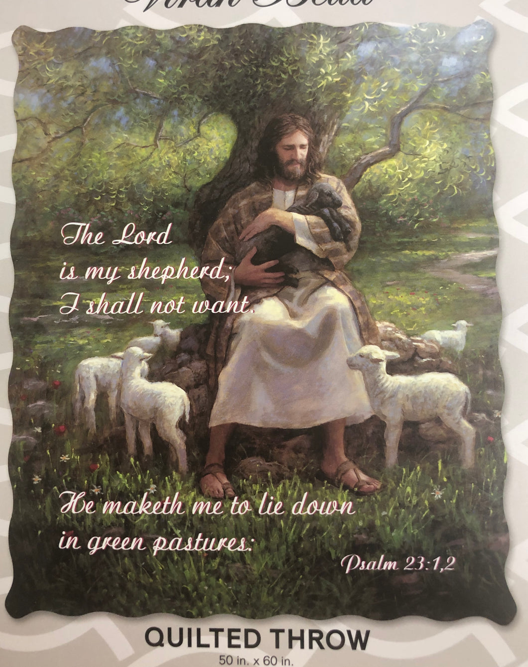 Bereavement Gifts and Quilts  The Lord is my Shepherd throw