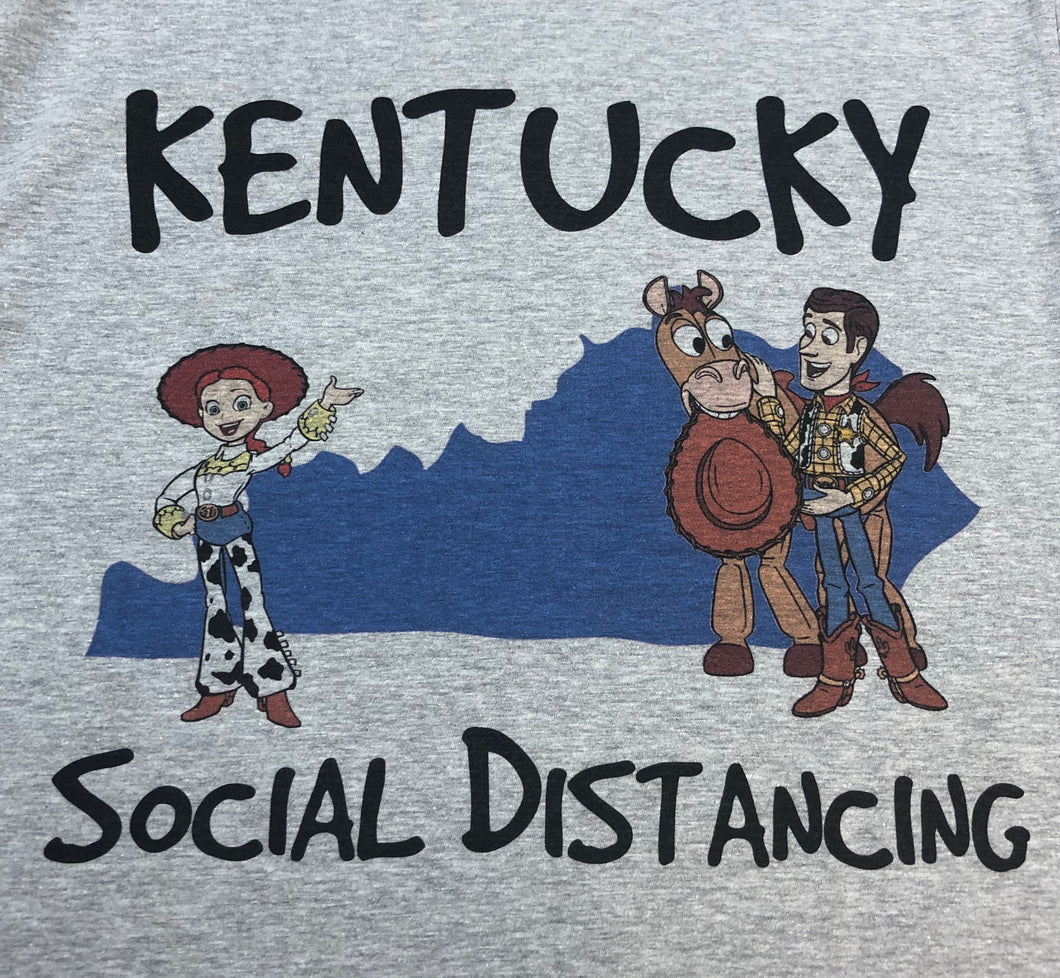 KENTUCKY INSPIRED T-SHIRTS AND GIFTS KY Social Distancing Tshirt