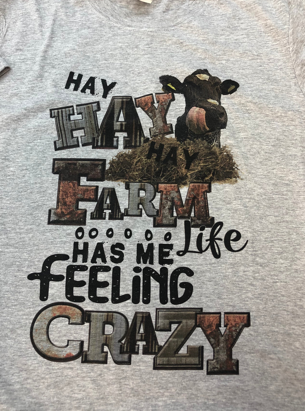 FARM HOUSE Hay Hay Hay Farm Life Shirt