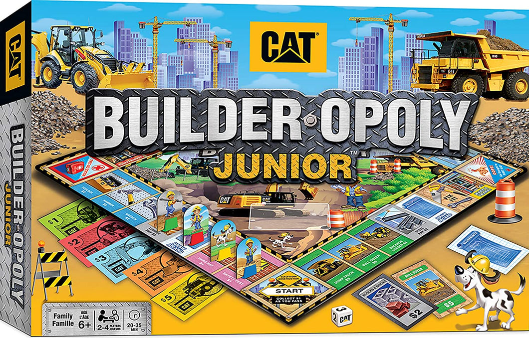 KIDS CORNER Caterpillar Builder-opoly Junior Board Game