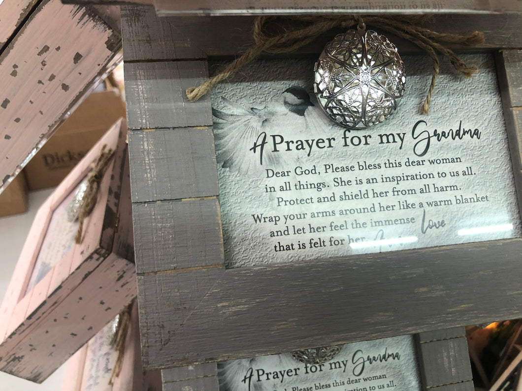 Bereavement Gifts and Quilts Prayers for Grandma Music Keepsake Box