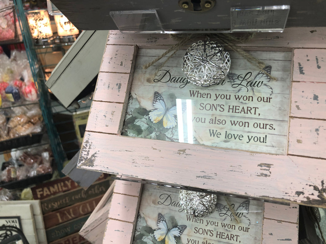 Bereavement Gifts and Quilts Daughter N Law Music Keepsake Box