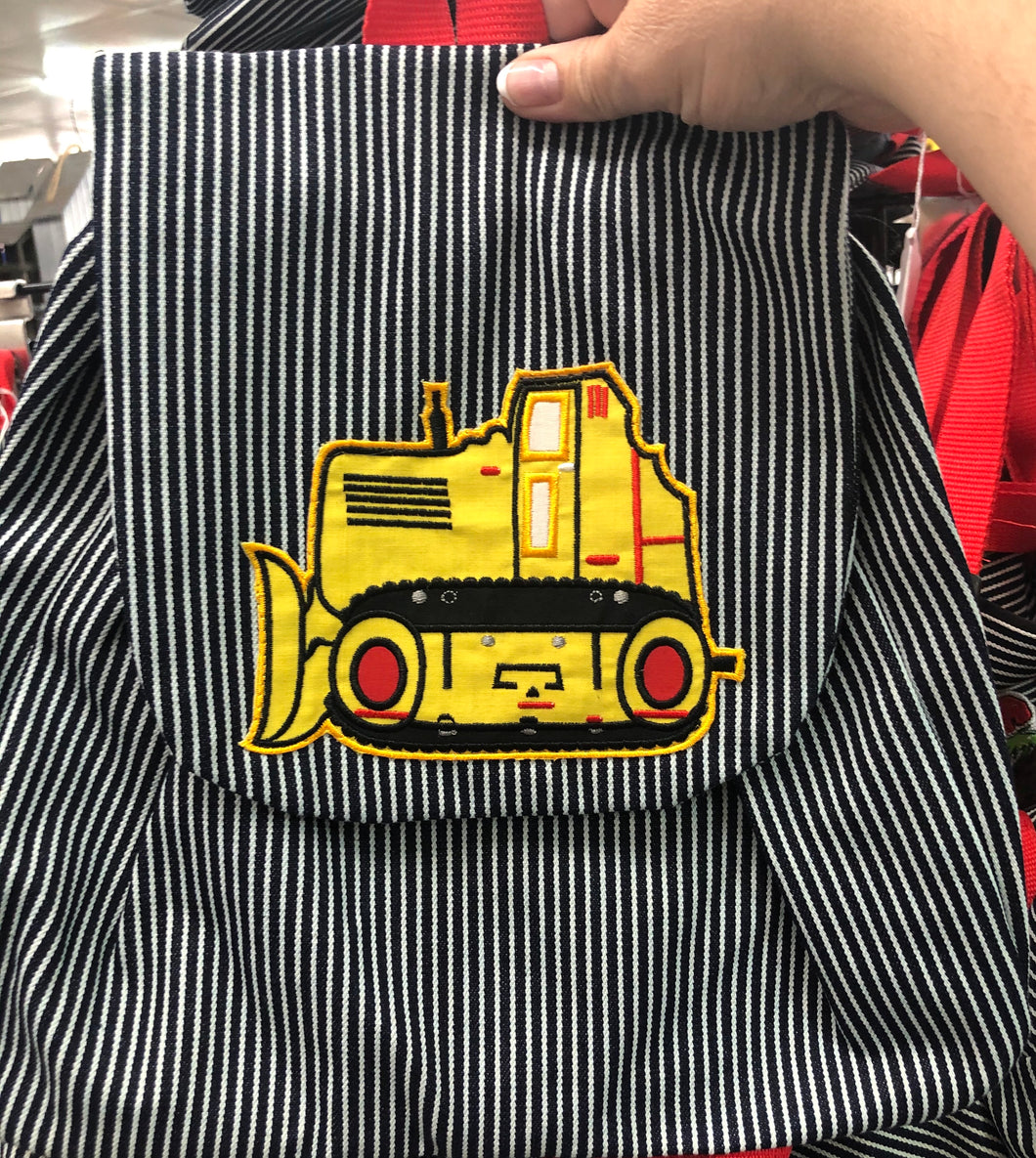 KIDS CORNER bulldozer backpack