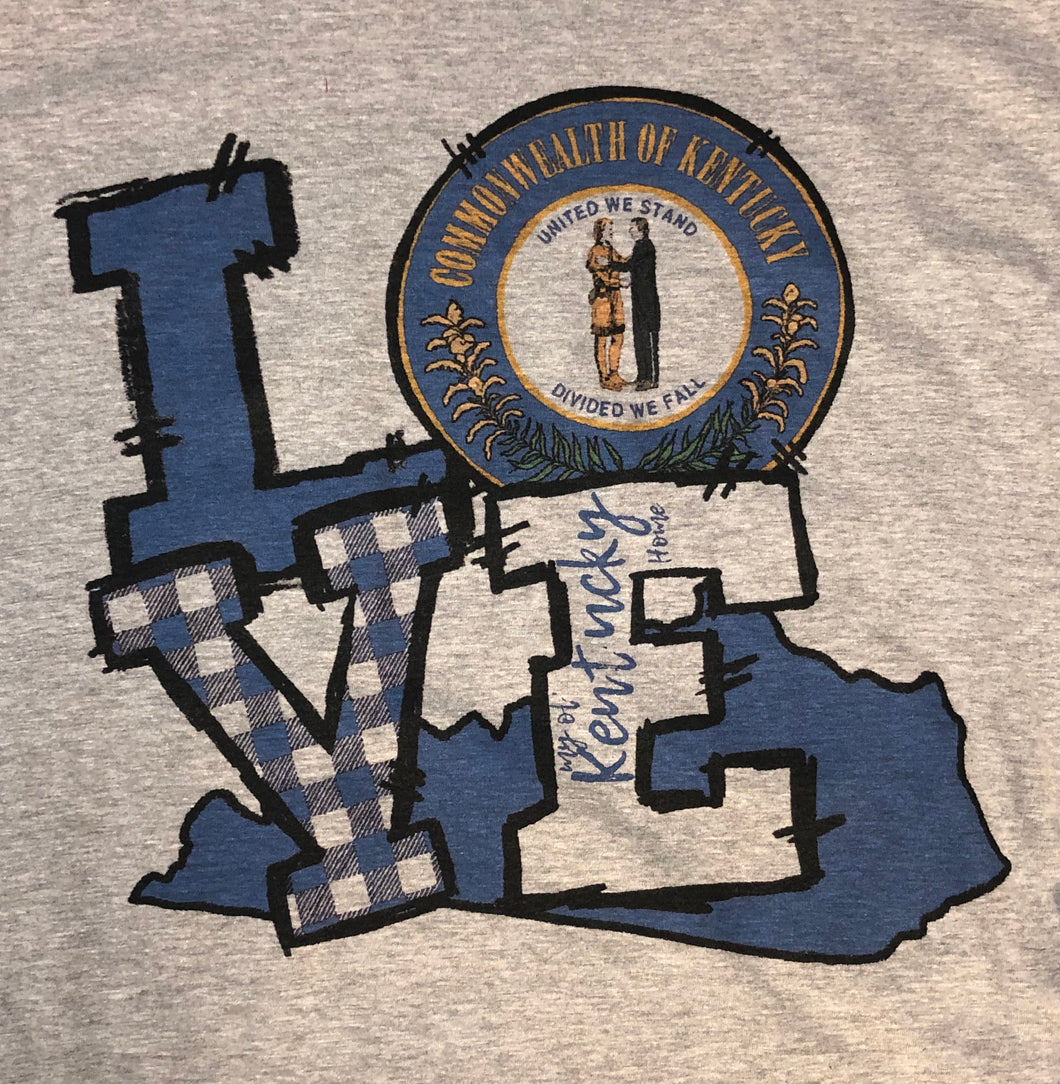 KENTUCKY INSPIRED T-SHIRTS AND GIFTS LOVE KY Tshirt