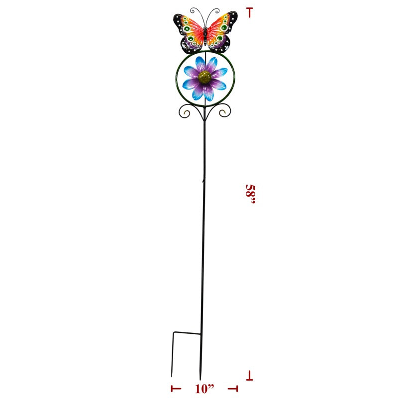 SPRING & SUMMER Metal Butterfly/ sunflower Spinner