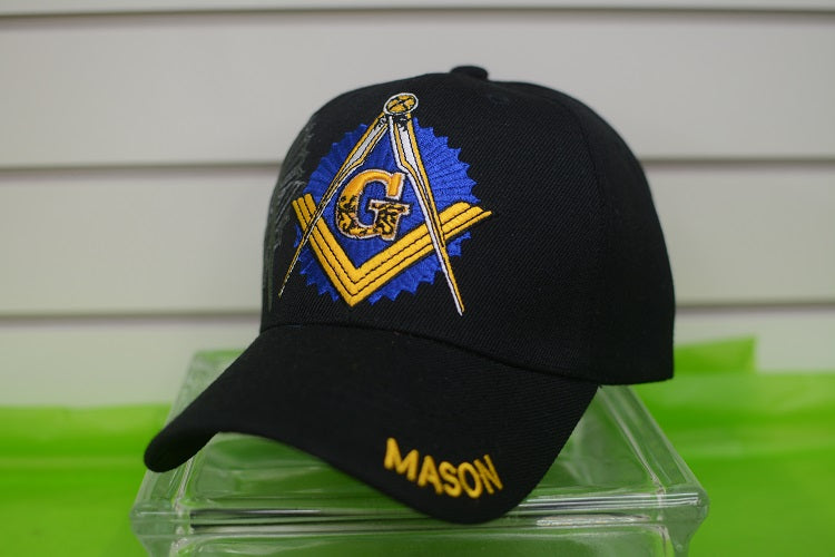 HATS/ MONOGRAM CAPS Blacks/yellow Mason Hat