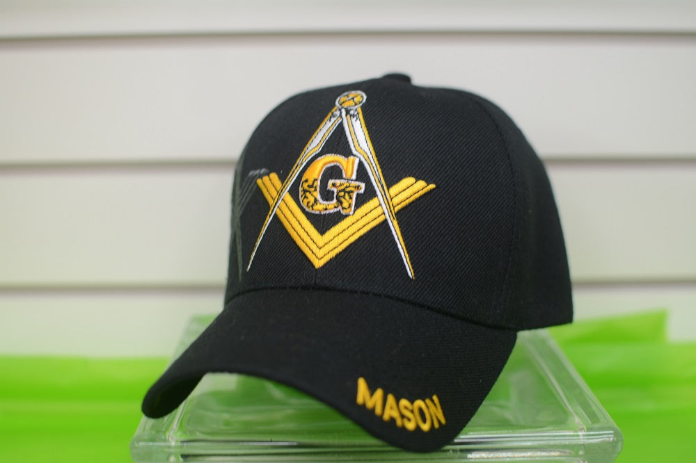 HATS/ MONOGRAM CAPS Black Mason Hata