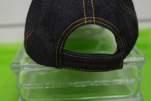 Load image into Gallery viewer, HATS/ MONOGRAM CAPS Black w.Yellow Trim Mason Hat

