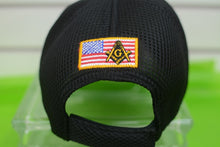 Load image into Gallery viewer, HATS/ MONOGRAM CAPS Black USA Mason Hat
