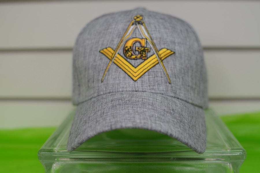 HATS/ MONOGRAM CAPS Mens Light  Grey Mason Hat