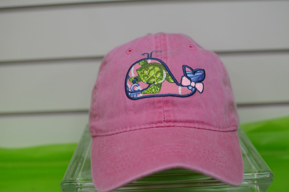 HATS/ MONOGRAM CAPS Ladies Pink Beach Inspired Cap