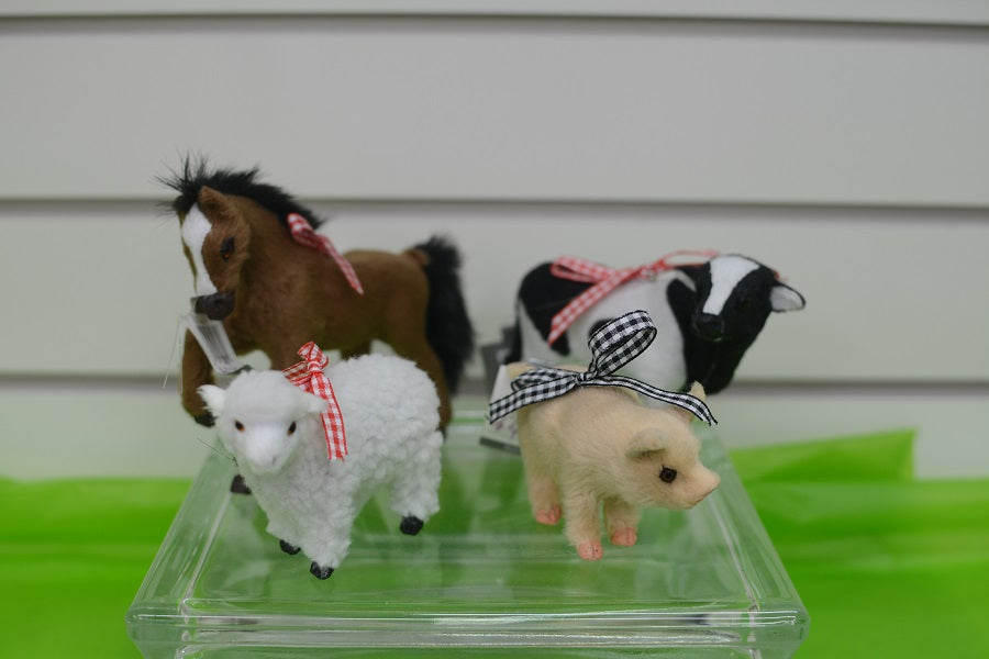 Miniature Farm Animal Hanging Ornaments