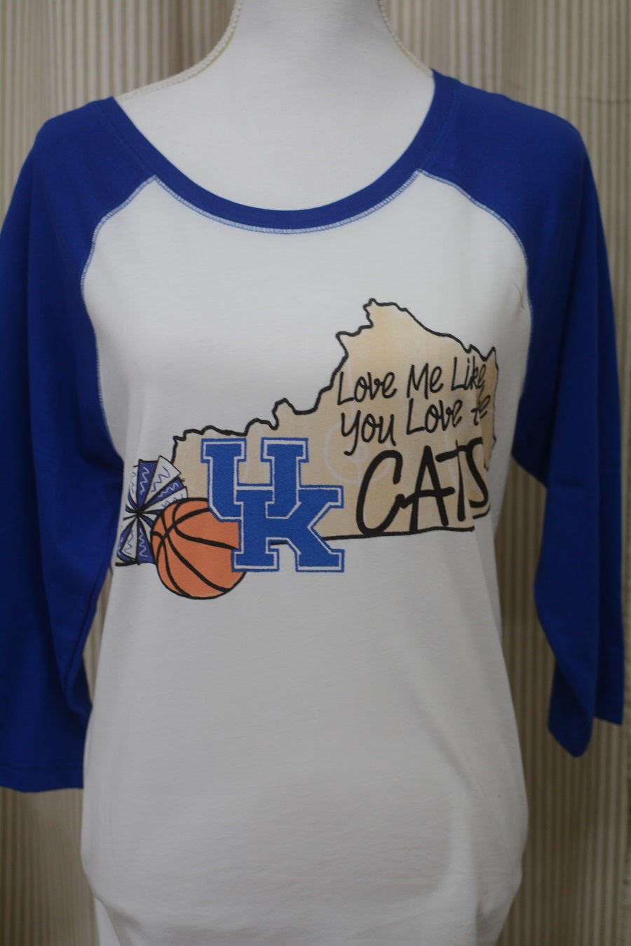 KENTUCKY INSPIRED T-SHIRTS AND GIFTS UK Love me like you love the CATS Baseball Tee