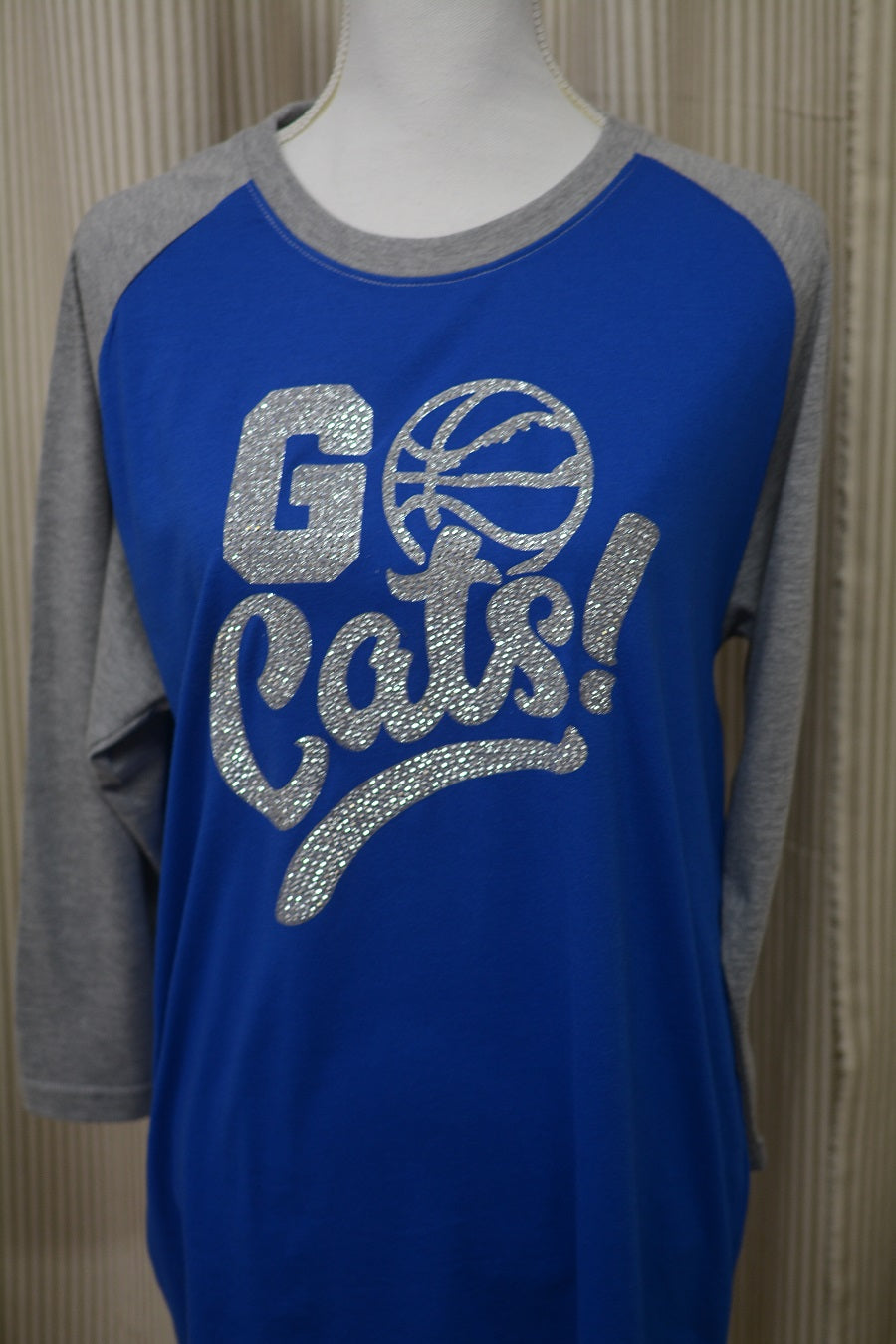 KENTUCKY INSPIRED T-SHIRTS AND GIFTS GO CATS Bling Baseball Tee