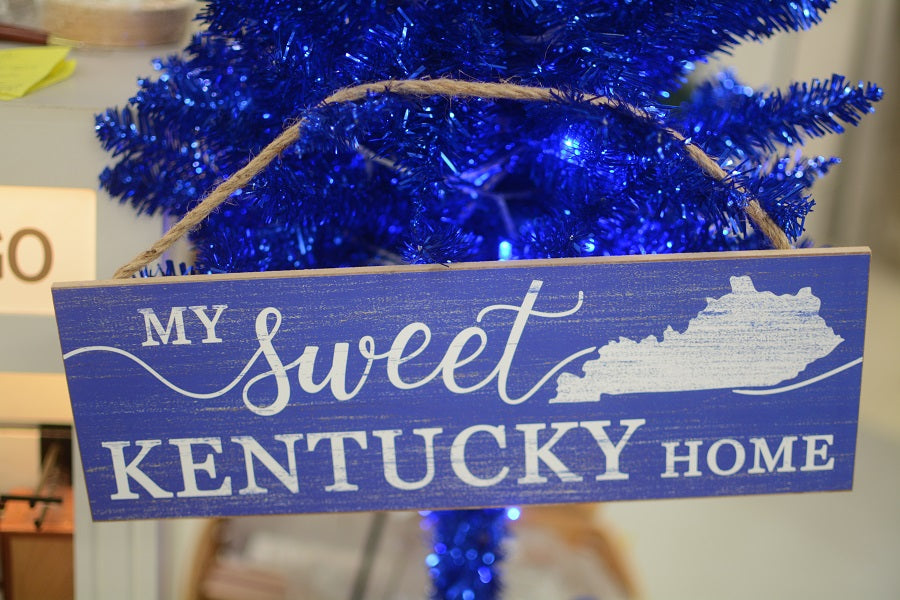 KENTUCKY INSPIRED T-SHIRTS AND GIFTS Wood Hanging Sign