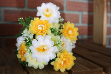 Load image into Gallery viewer, Memorial Cemetery Flowers marigold yellow
