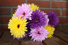 Load image into Gallery viewer, Memorial Cemetery Flowers gerber daisys
