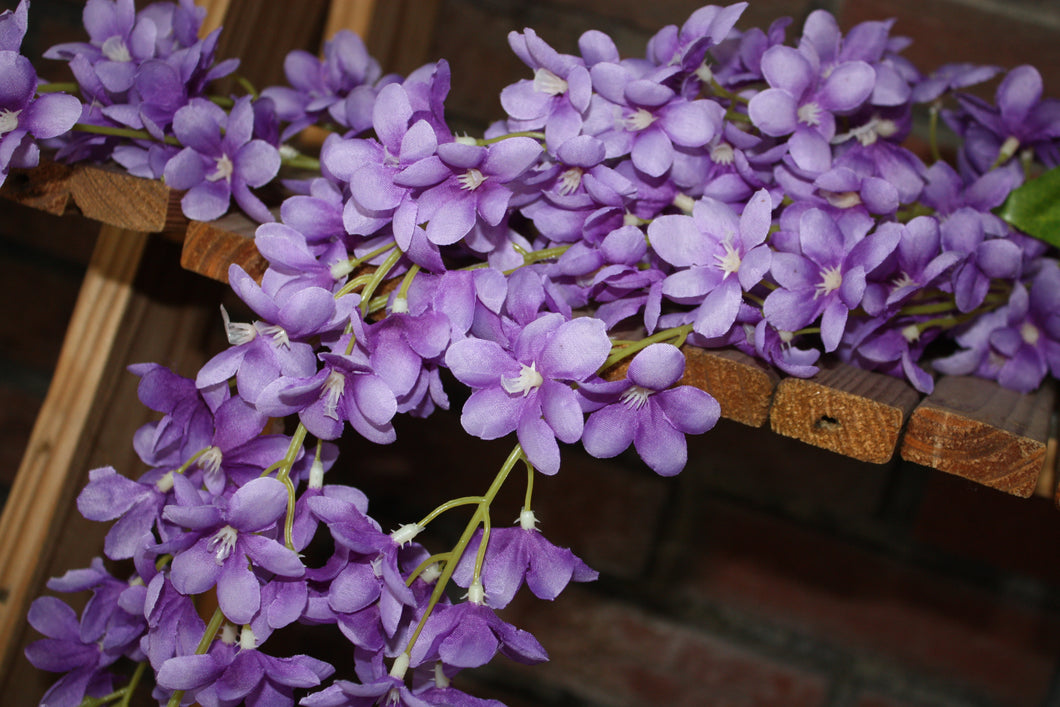 Memorial Cemetery Flowers PURPLE  WISTERIA