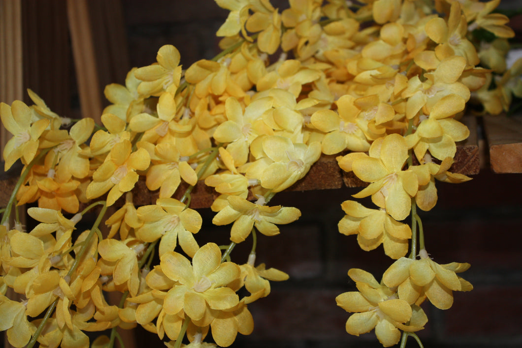 Memorial Cemetery Flowers YELLOW WISTERIA