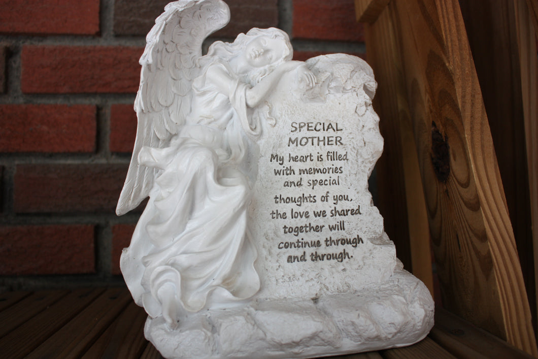 Bereavement Gifts and Quilts TEALIGHT  CANDLE ANGEL STATUE
