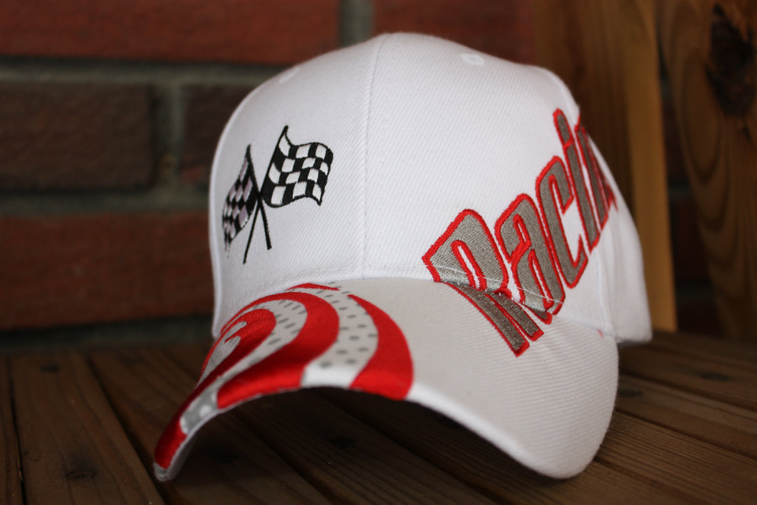 HATS/ MONOGRAM CAPS RACING HAT/VELCRO CLOSURE