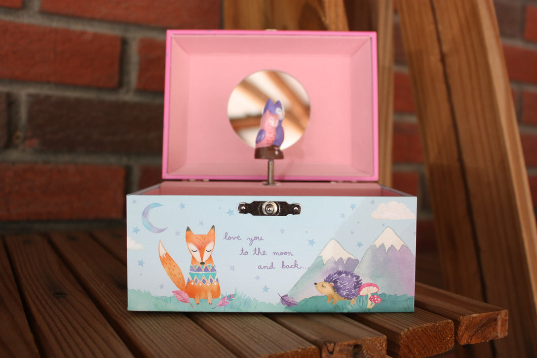 KIDS CORNER KIDS/LITTLE GIRL JEWELRY BOX OWL