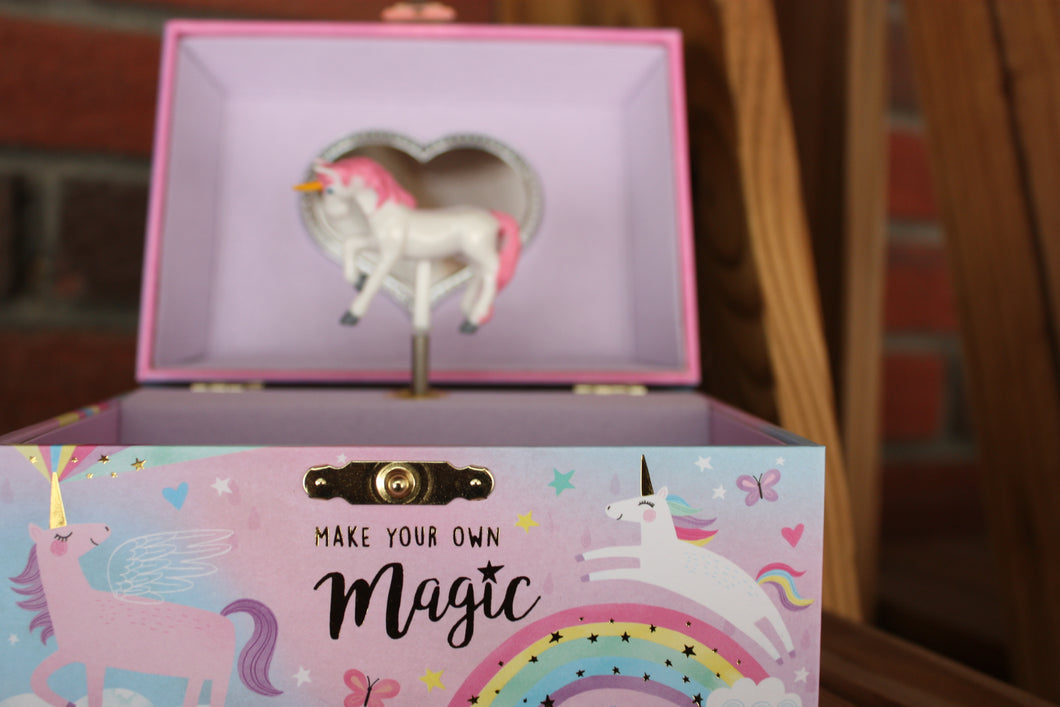 KIDS CORNER KIDS/LITTLE GIRL JEWELRY BOX UNICORN