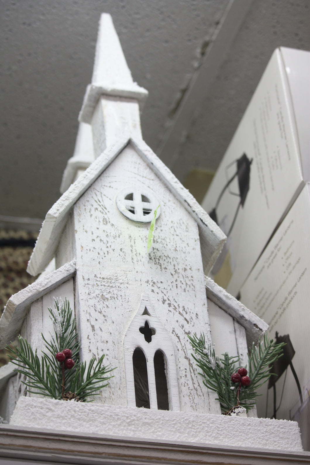 WHITE WOODEN CHURCH