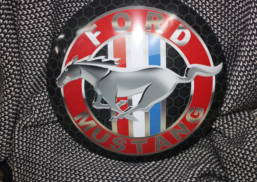Ford Mustang Metal Sign