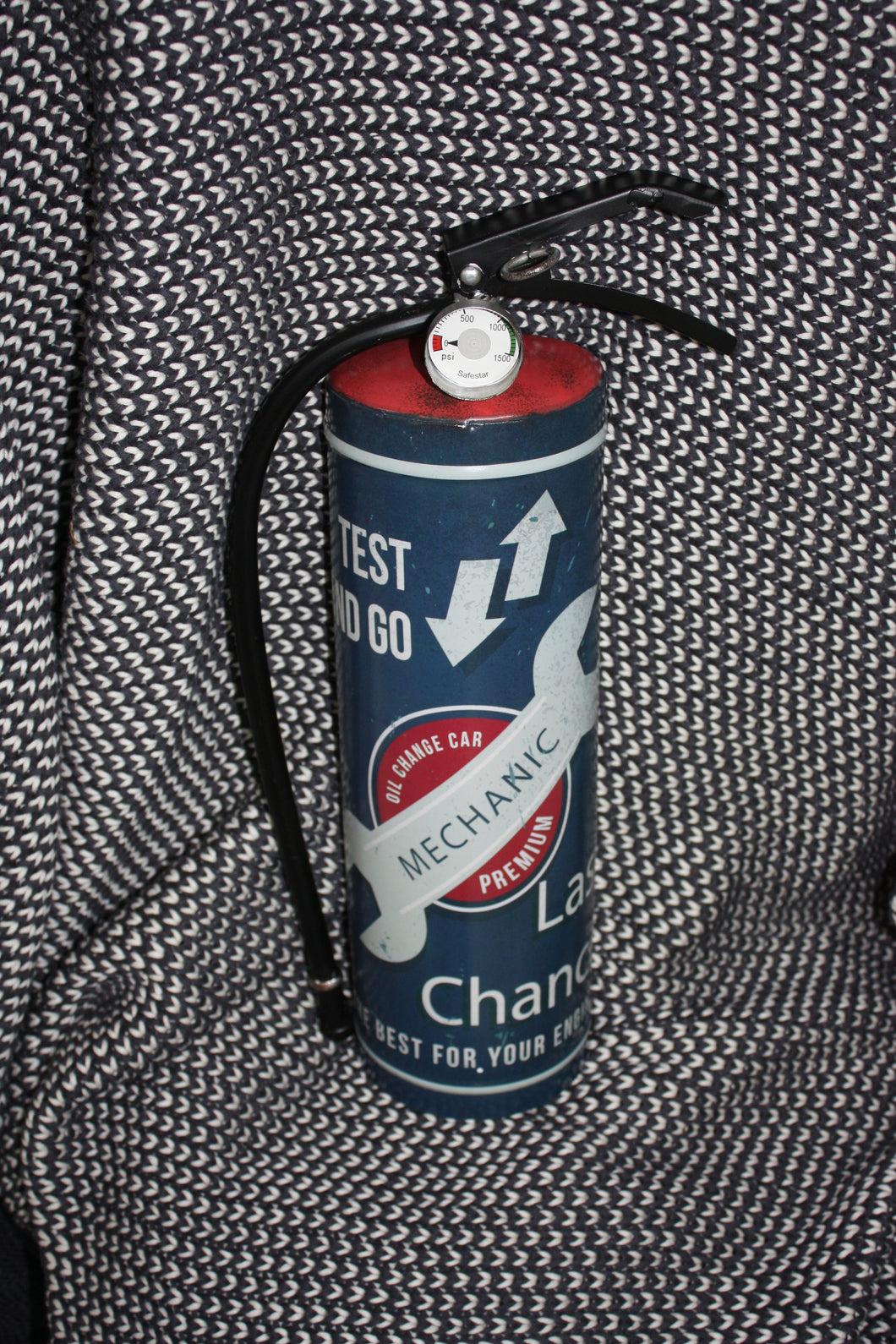 Metal Fire Extinguisher Sign/with saying/Mechanic