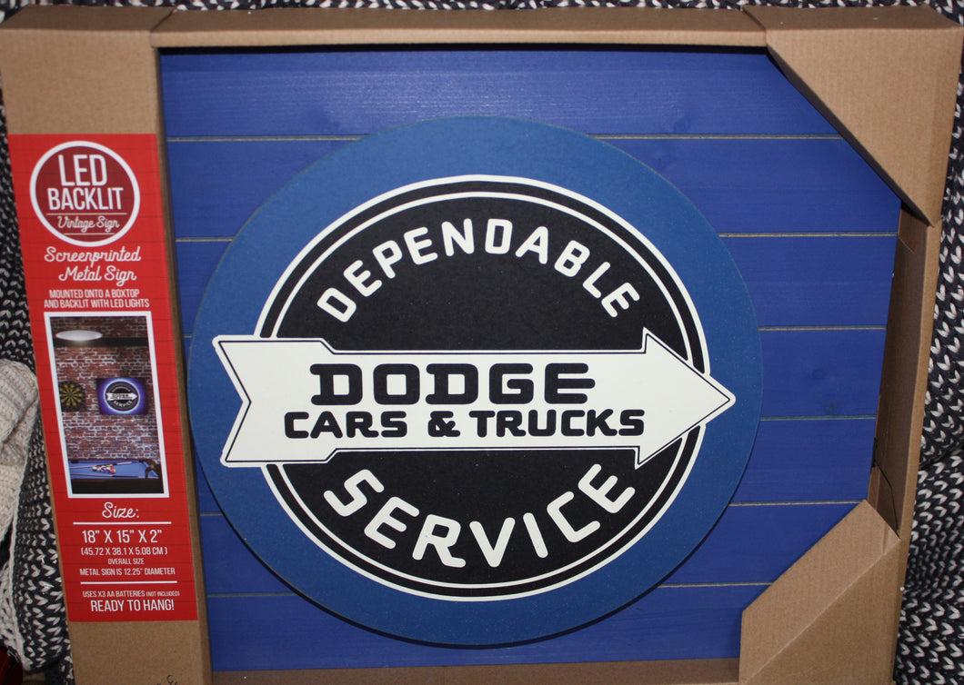 LED Service Dodge  Sign