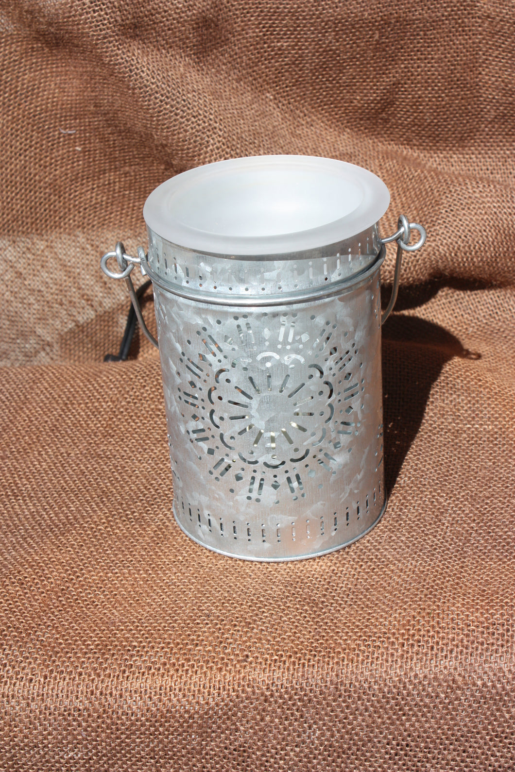 HOME DECOR, GIFTS AND SUCH Galvanized Tin Tart warmer