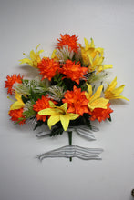Load image into Gallery viewer, Memorial Cemetery Flowers Extra Large Lily and Ginger Bush
