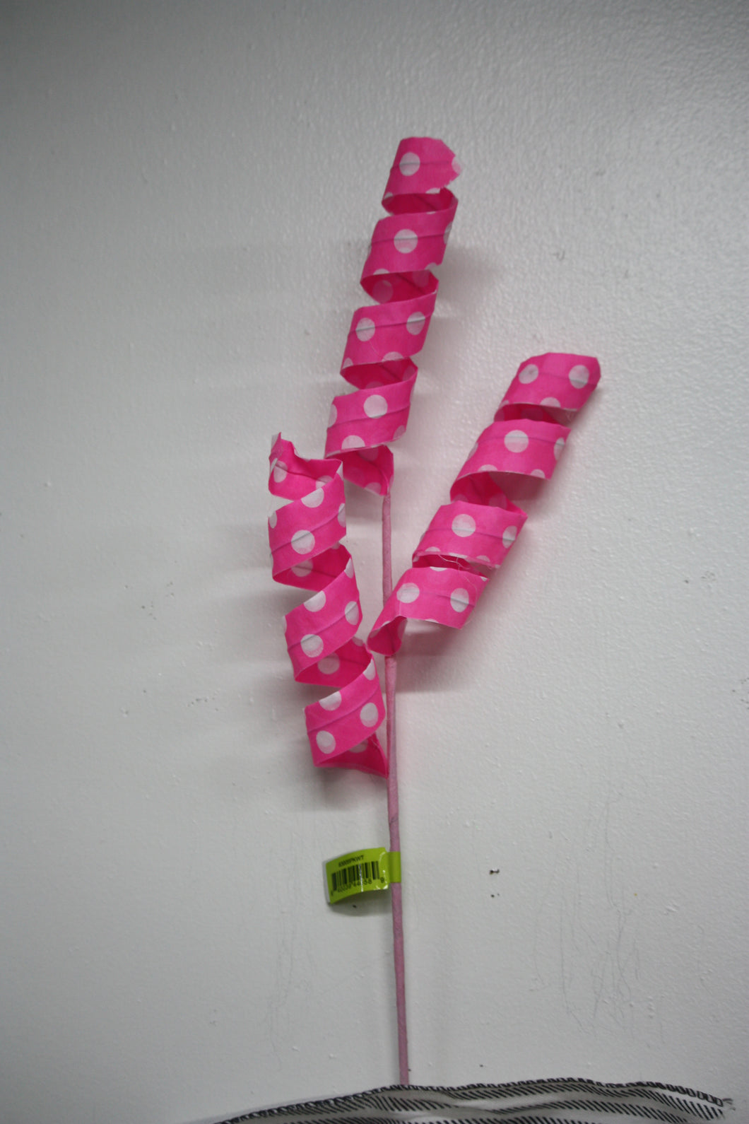 EASTER DECOR,GIFTS AND TSHIRT Polka Dot Curly Spray
