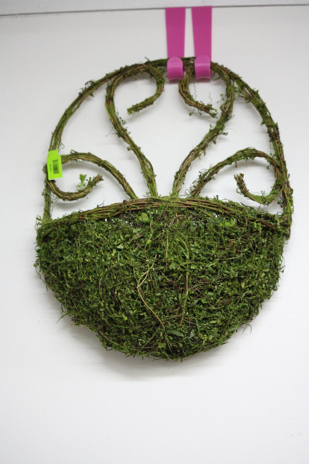 Memorial Cemetery Flowers Moss Planter Basket