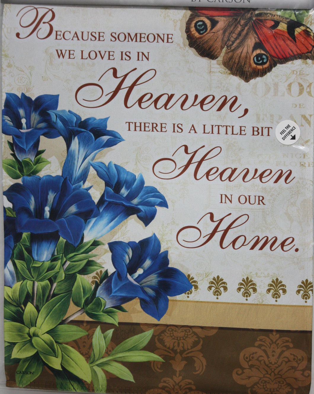 Bereavement Gifts and Quilts Heaven in our Home Garden Flag