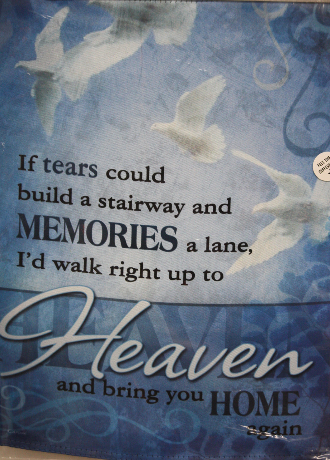 Bereavement Gifts and Quilts If Tears Could   Garden Flag