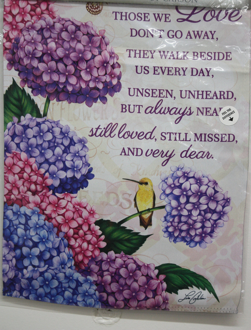 Bereavement Gifts and Quilts Those we Love Garden Flag