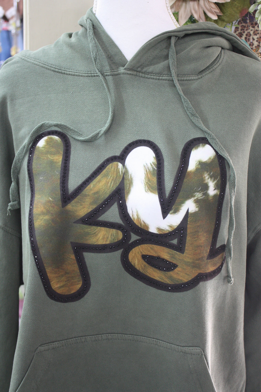 Cow print /KY Hoodie