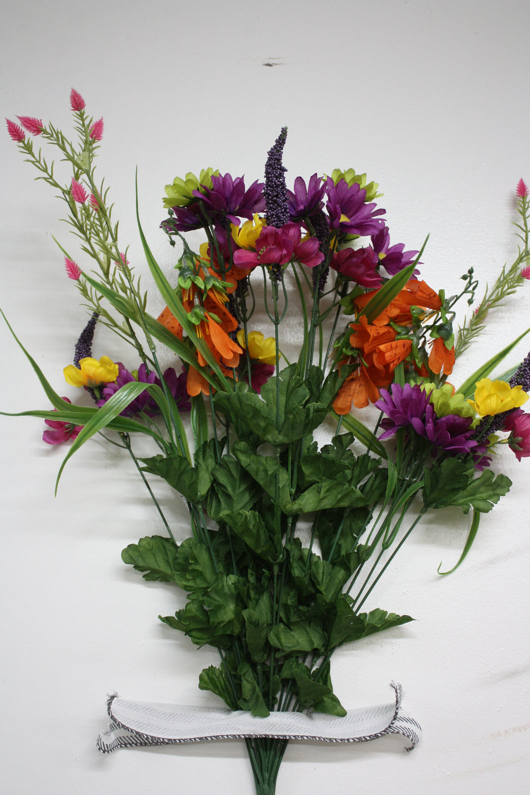 Memorial Cemetery Flowers Wildflower -Purple/Orange Mix